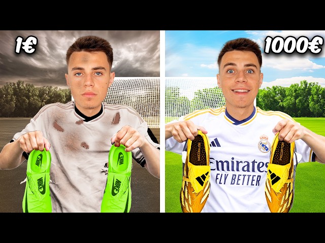 Botas de Futbol $1 vs $1000