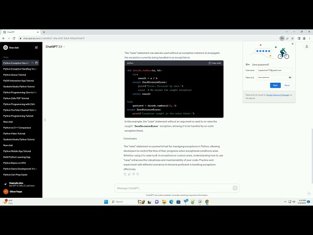 python raise exception and continue
