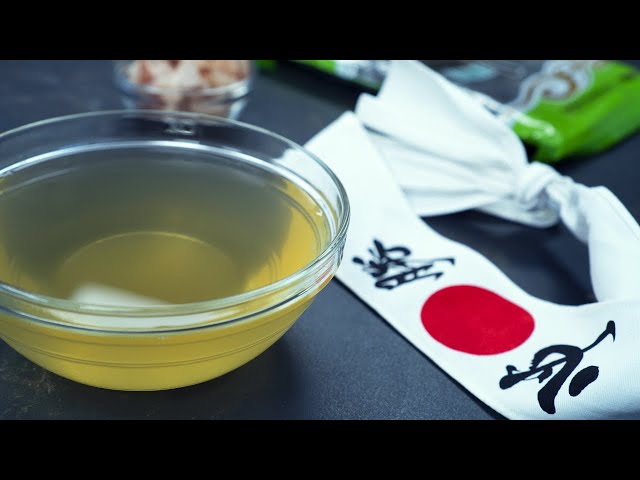 Caldo DASHI JAPONÉS CASERO - Receta