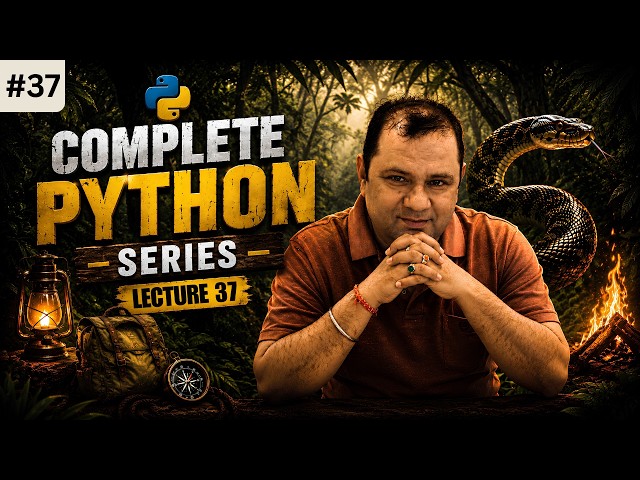 #37 Complete Python Programming Series 🐍 | Beginner to Advanced | Lecture 37