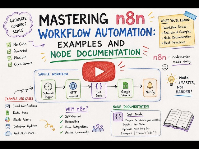 Mastering n8n Workflow Automation: Examples and Node Documentation