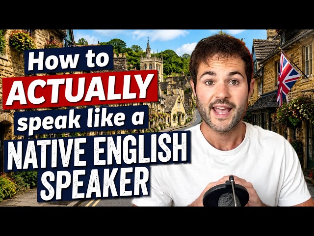 How to ACTUALLY speak like a native English speaker | 10 Pronunciation Tips