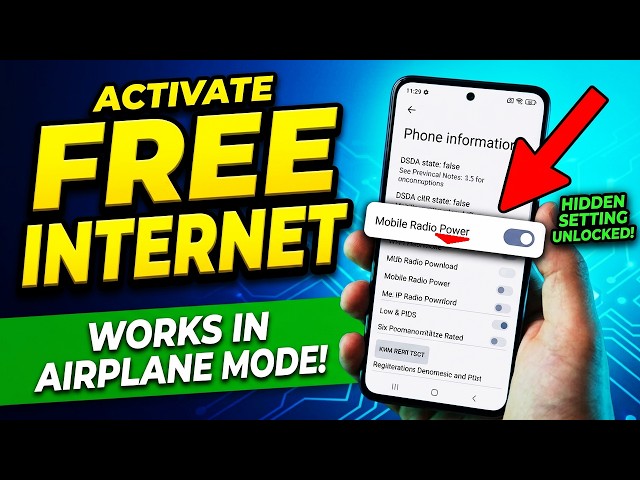 How to Activate "Free Internet" on your Phone? Hidden Android settings