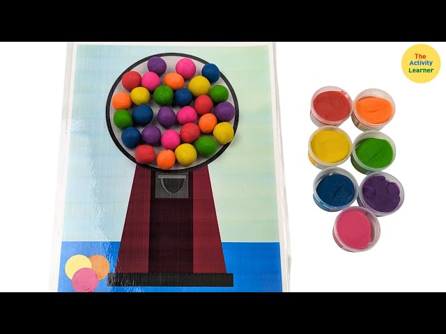 Play-Doh Mat Activities | Learn Colors | Educational Videos for Toddlers