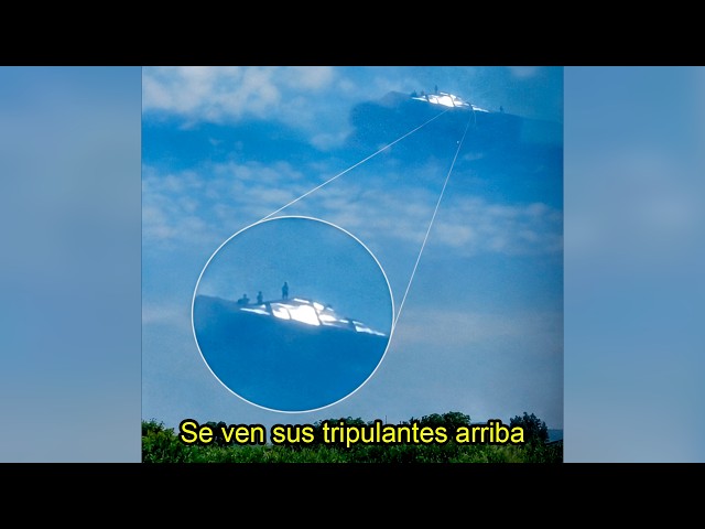 IMPACTANTE VIDEO de un OVNI TRIANGULAR en el que SE VIERON SUS TRIPULANTES