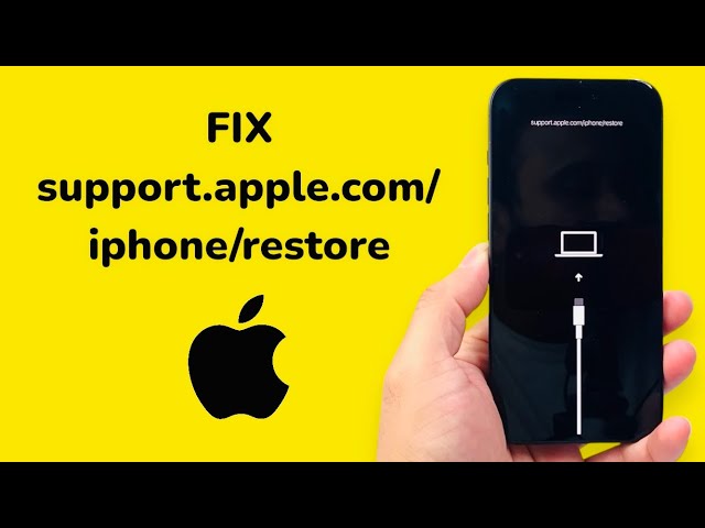 Fix support.apple.com/iphone/restore On iPhone