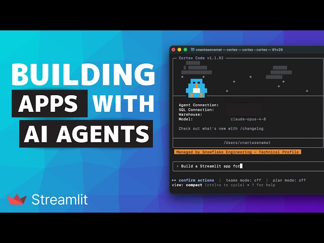 Build Streamlit Apps with AI Agents