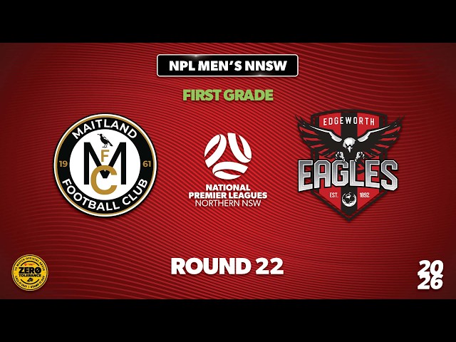 NPL Men's NNSW First Grade Round 22 - Maitland FC v Edgeworth Eagles