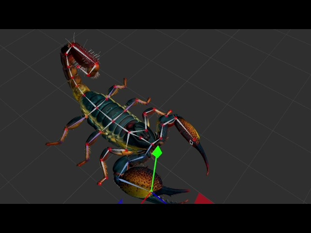 Rigging a Scorpion on iPad | Naomi Animation Custom Rigging (Preview)