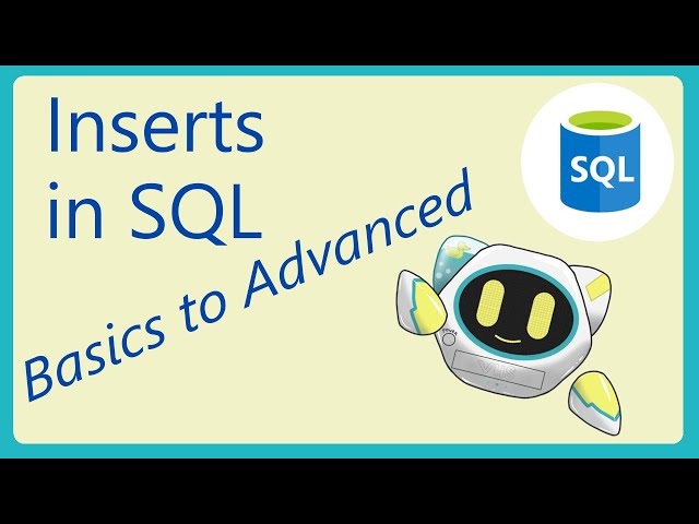 [SQL] Insert Data 3 ways into SQL Table