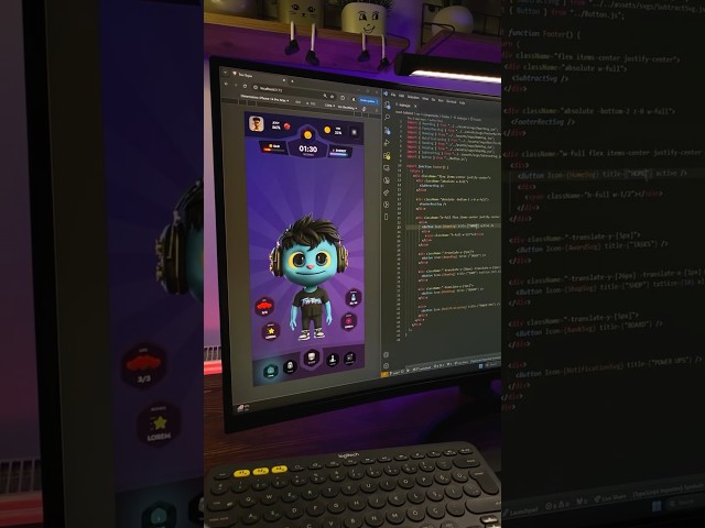 Animation with coding | python full course | code with harry | javascript #coding #ui #css