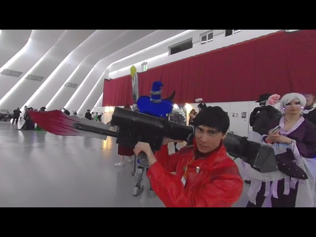 KD3D 20190503 180256 -  big gun of the Lady from Devil May Cry (VR180 injected)