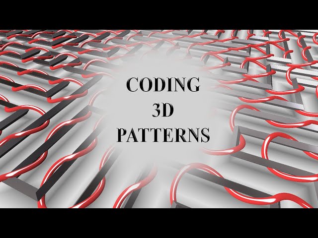 Live Coding: 3d Truchet Weave