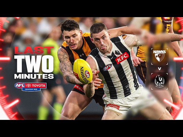 Last Two Minutes: Hawthorn v Collingwood | Round 23, 2026 | AFL