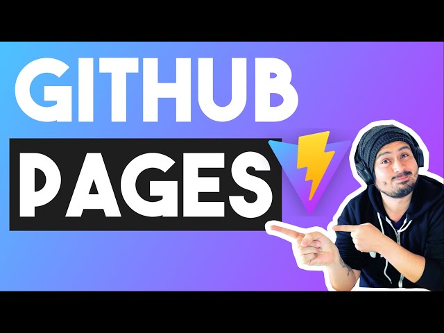 How to publish a Vite project on Github Pages?