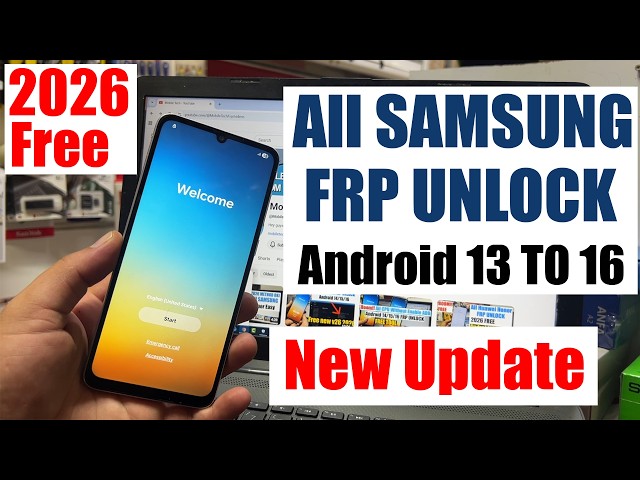 All Samsung frp bypass |  Samsung Frp Unlock Tool 2026 | frp Lock Removal android 13/14/15/16 Latest