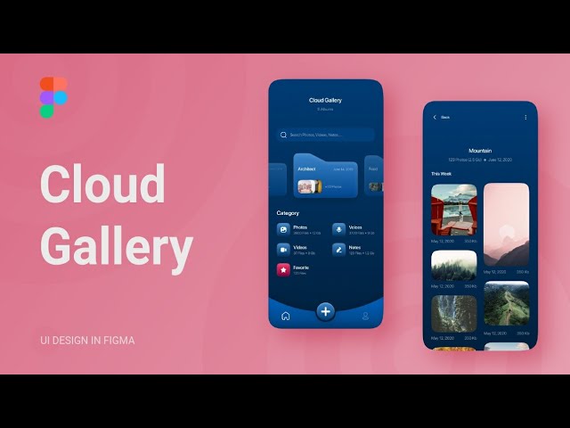 How to Design a Cloud Gallery in Figma | UI/UX Design Tutorial