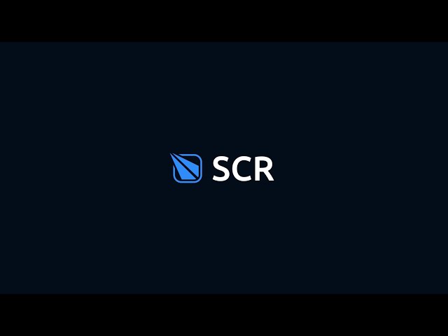 SCR V1.10.0 - Sooner than you think