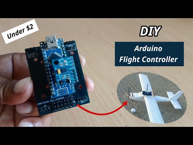 How To Make Professional DIY Arduino Flight Controller For Rc Plane, Drone | DIY Flight Controller 