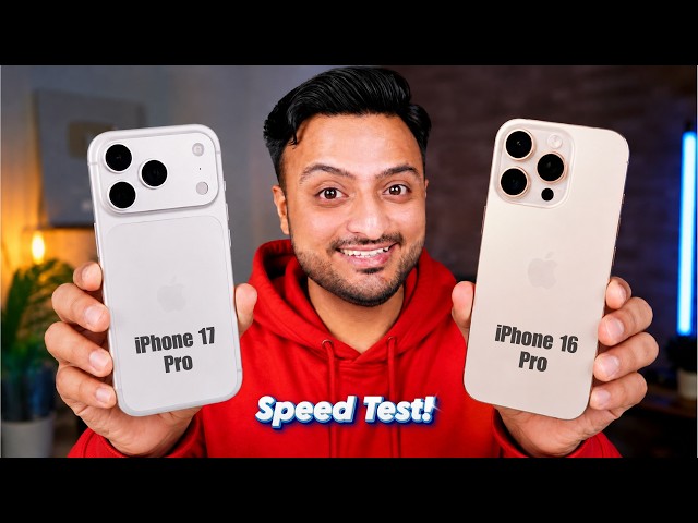 iPhone 17 Pro vs iPhone 16 Pro Speed Test! ⚡Don't Upgrade Before Watching This!