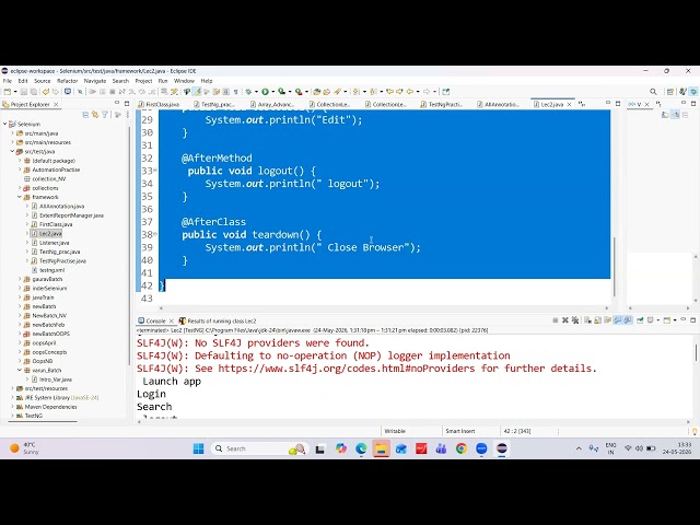 BeforeMethod vs Before Class in Test NG java || #testng #java