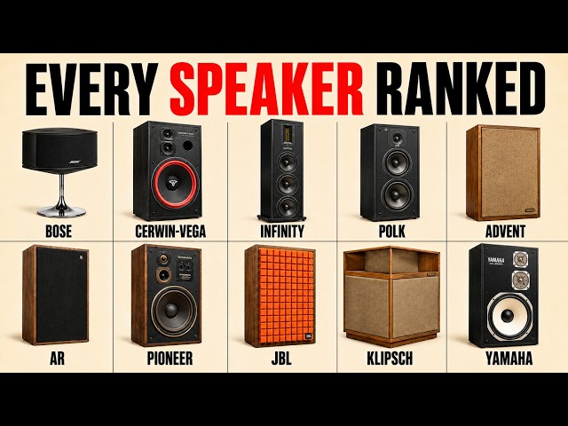 Every Vintage Speaker Ranked From WORST to BEST