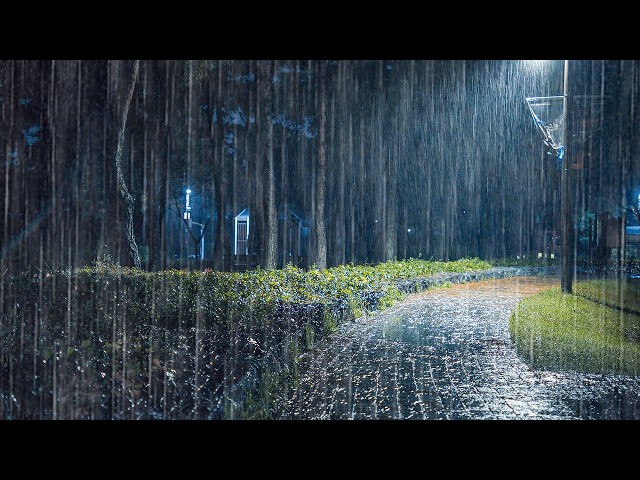 Quiet a Busy Mind | Heavy Rain Sounds ASMR, Deep Sleep & Insomnia Relief