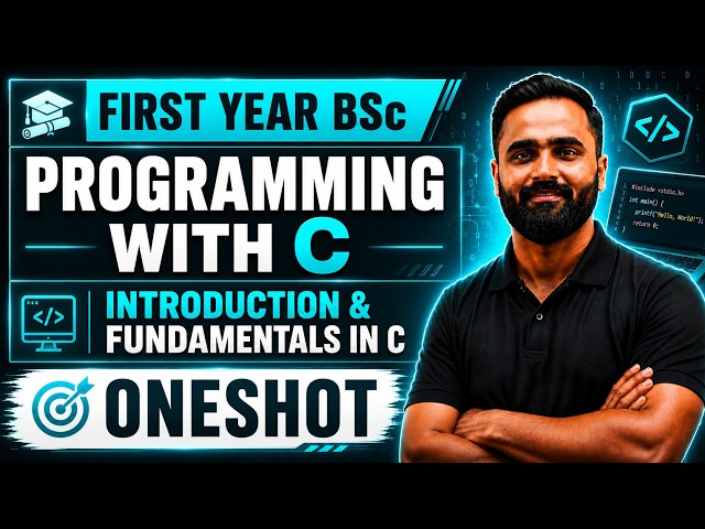 Programming With C | Introduction & Fundamentals in C | Pradeep Giri Sir