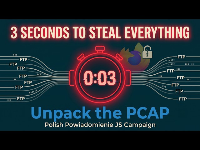 Polish JS Malware: They Stole Passwords via FTP in 3 Seconds (Powiadomienie - Unpack The PCAP #2)