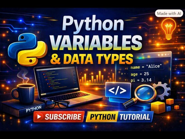 Python Varaibles & DataTypes | Telugu | 2026