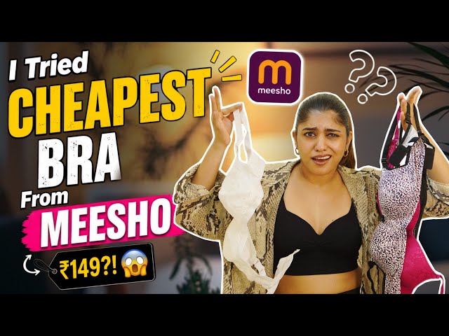 I Tried Cheapest Bra 👙 From Meesho 🛍️