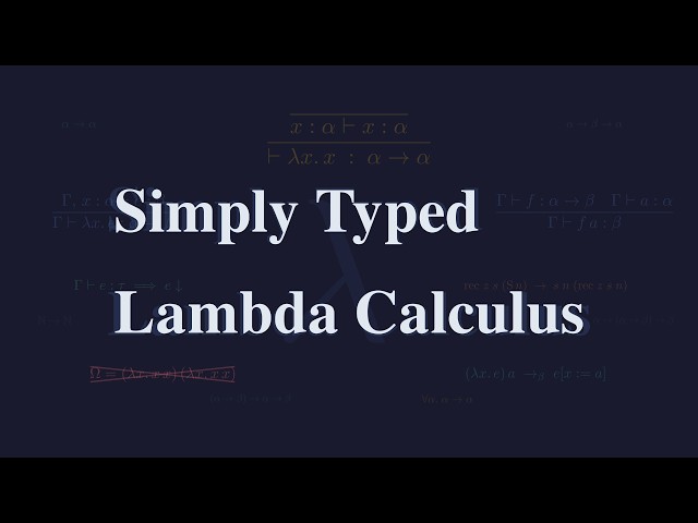 The Simply Typed Lambda Calculus