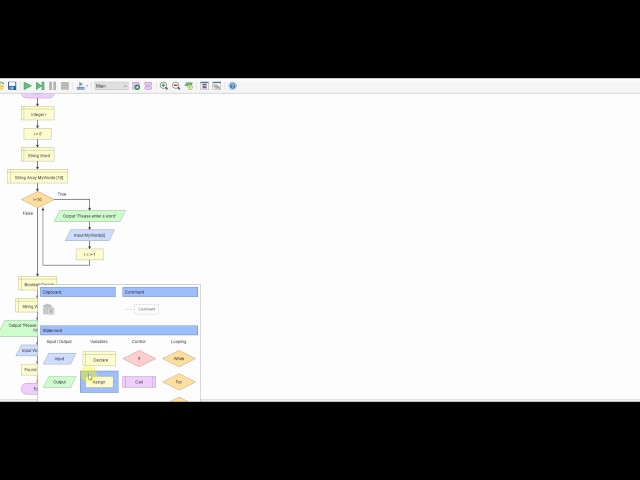 Flowgorithm  Using an Array
