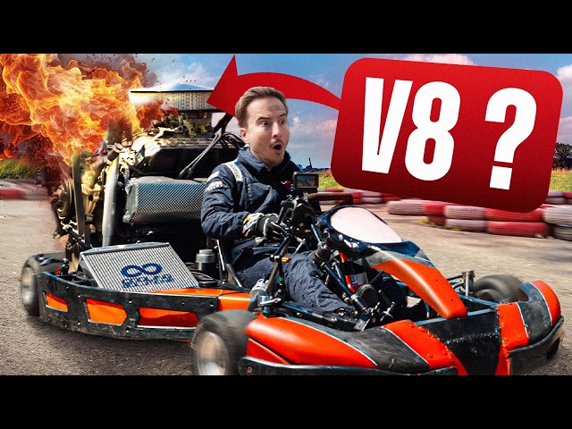Mettre un V8 sur un KART : ça fait quoi ?
