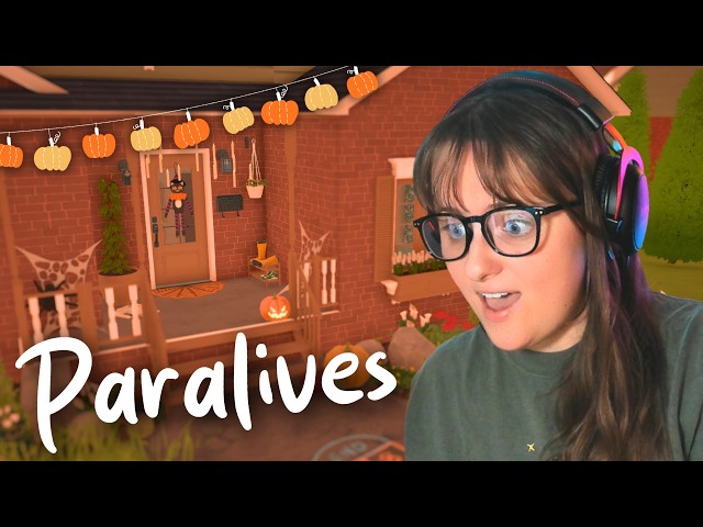 decorating for Halloween in Paralives 🎃