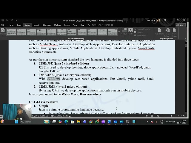 Java Basic to Advance Series ( V - 1)