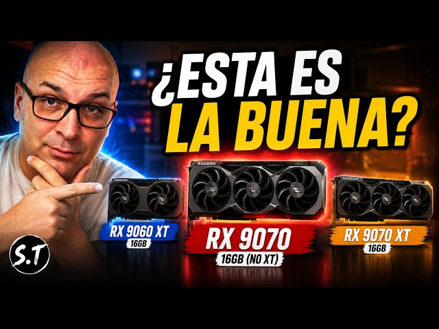 RX 9060 XT vs RX 9070 vs 9070 XT: solo una merece la pena