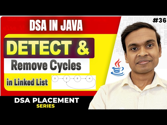 Detect & Remove Cycle in Linked List 🔥 | Floyd’s Cycle Detection Algorithm | DSA in Java #36