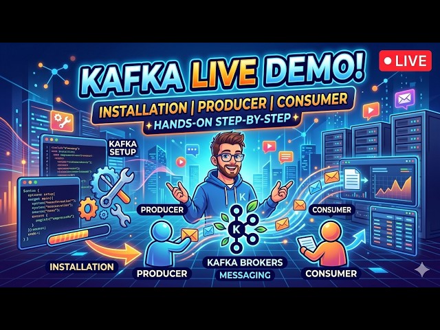 🔴 Kafka LIVE DEMO: Installation, Producer & Consumer Explained! 🚀
