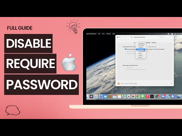 How to Stop Mac Immediately Required Password After Sleep