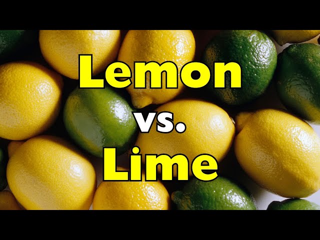 Lemon vs. Lime: What Really Sets Them Apart?