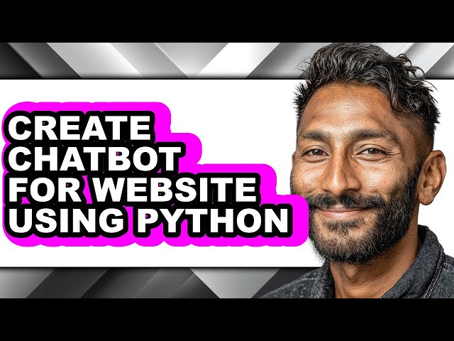 How to Create Chatbot for Website Using Python (only Way)
