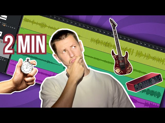 Plug In, Set Up, Record - Your First Guitar Track in Cubase!