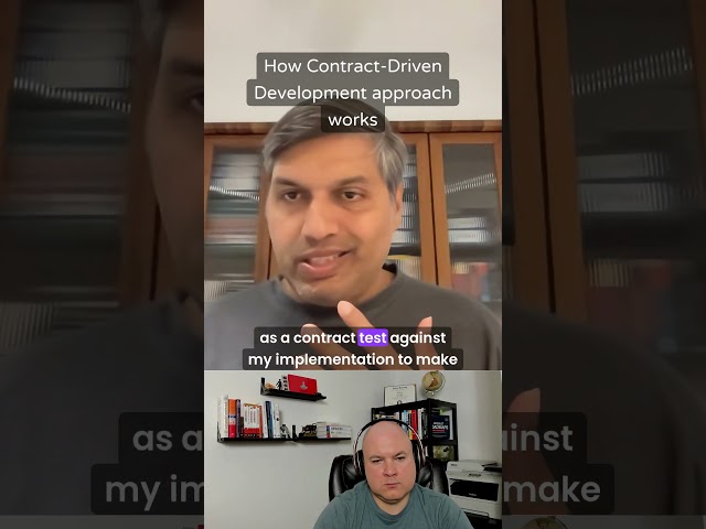How the contract-driven development approach works