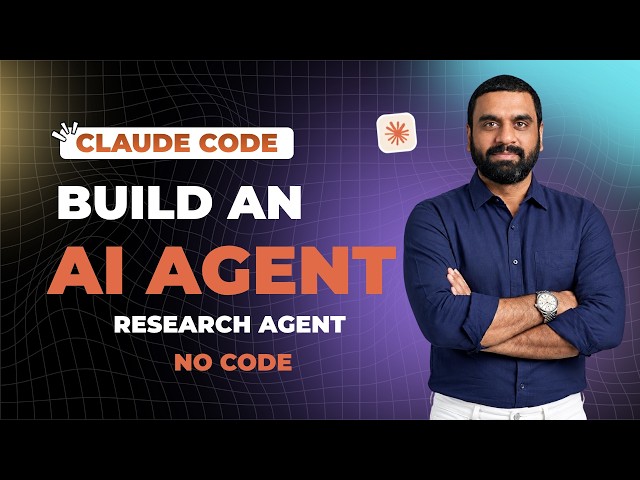 How I Built an AI Agent Without Writing Code (Claude Code)