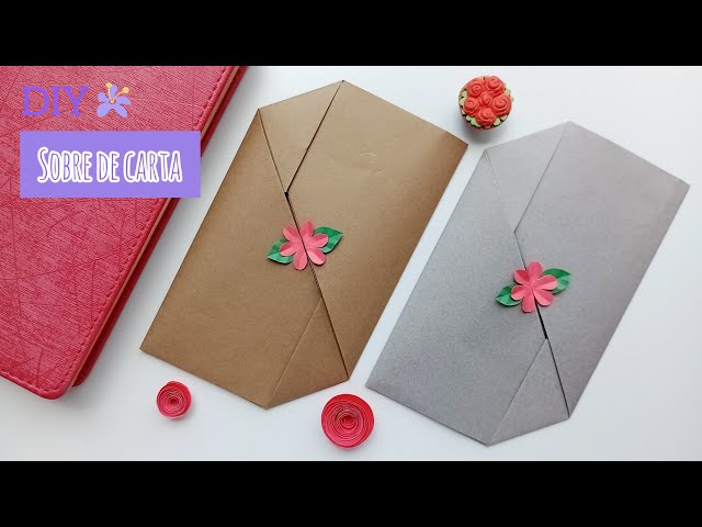 DIY 💗 - How to make an envelope for a letter / How to make an envelope card / Craft idea 💌