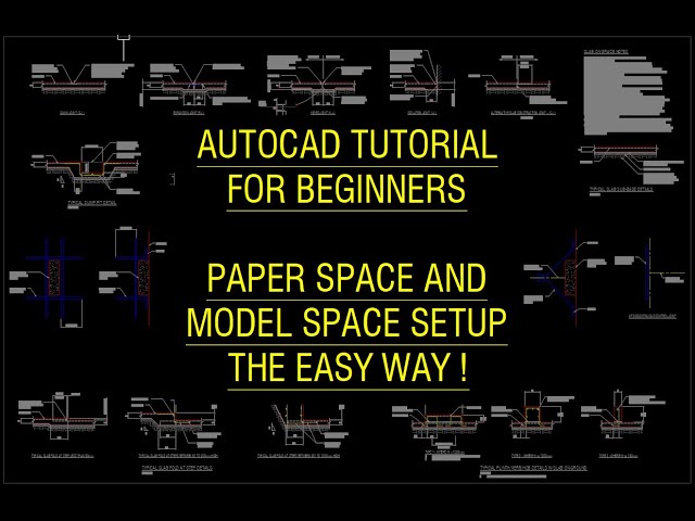 AutoCAD Paper Space vs Model Space – Complete Beginner Tutorial