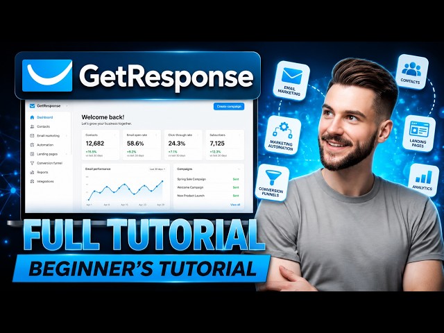 GetResponse Full Tutorial for Beginners 2026 (Step by step)