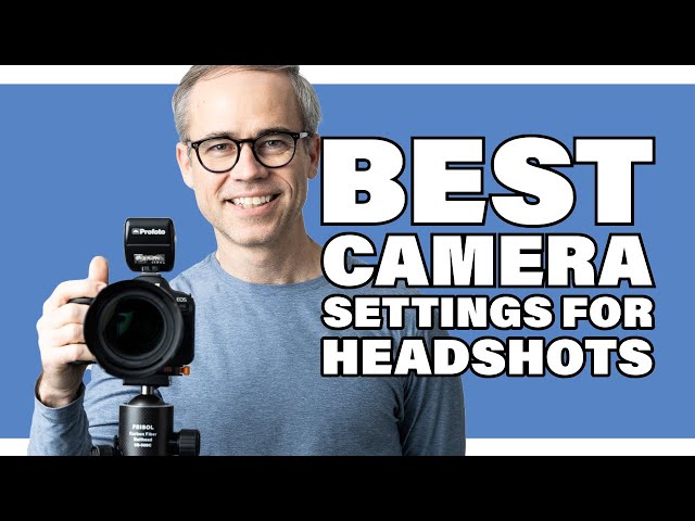 The Best Camera Settings for Professional Headshots 📸 (My Go To Setup)