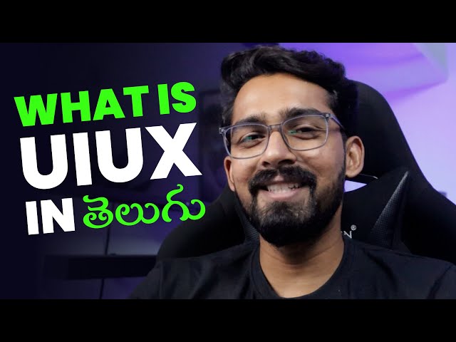 What is UI/UX Design in Telugu for Beginners @DzinrMacha